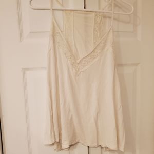 White Lace American Eagle Tank Top Camisole